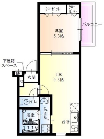 園田駅 徒歩10分 2階の物件間取画像